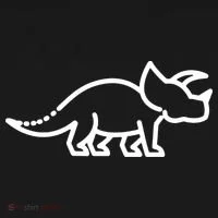 Triceratops Dinosaur Badge Women's T-Shirt thumb 6