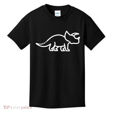 Triceratops Dinosaur Badge Kids T-Shirt