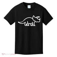 Triceratops Dinosaur Badge Kids T-Shirt thumb 0