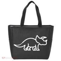 Triceratops Dinosaur Badge Tote Bag thumb 0