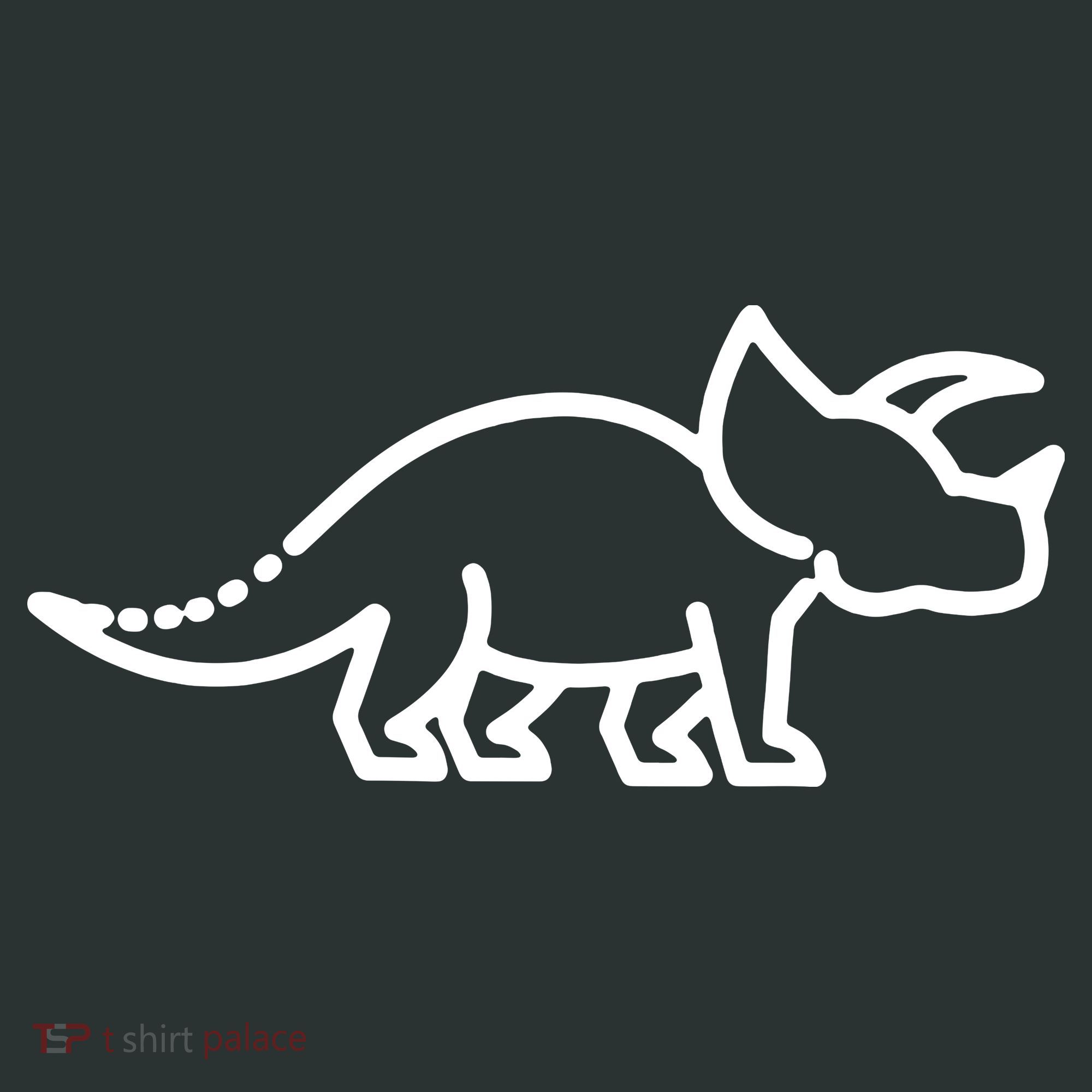 Triceratops Dinosaur Badge Infant Baby Jersey Bodysuit