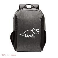Triceratops Dinosaur Badge Vector Backpack thumb 0