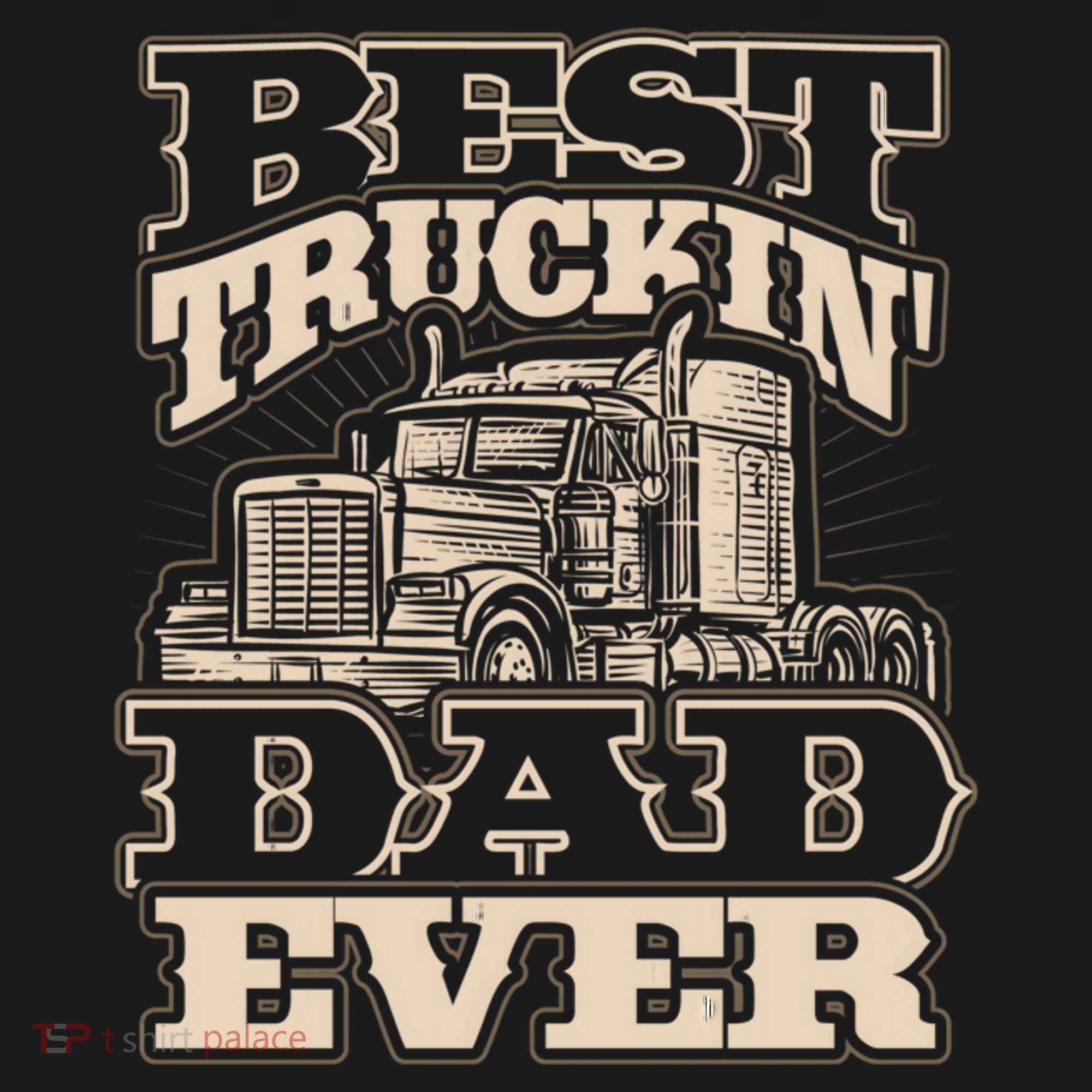 Truck Driver Best Trucking Dad Ever Trucker Fathers Day Coaster
