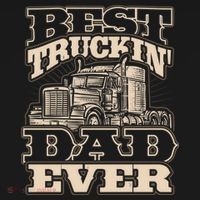 Truck Driver Best Trucking Dad Ever Trucker Fathers Day Visor thumb 3