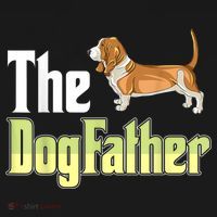 The Dogfather Basset Hound Funny Dog Owner Father’ Day Women's Tank Top thumb 5