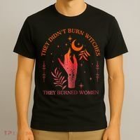 They Didn’T Burn Witches They Burned Women Vintage T-Shirt thumb 3