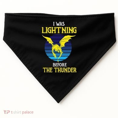 Thunder Dragon Birthday USA-Made Doggie Bandana