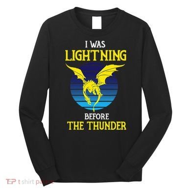 Thunder Dragon Birthday Long Sleeve Shirt
