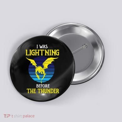 Thunder Dragon Birthday Button