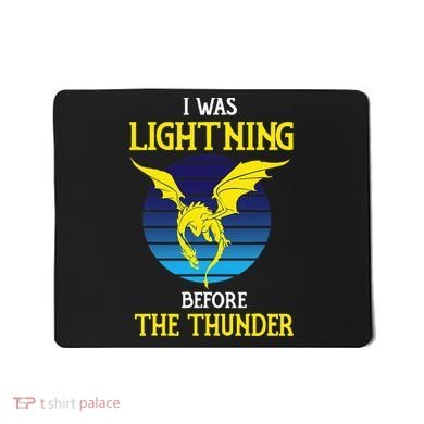 Thunder Dragon Birthday Mousepad