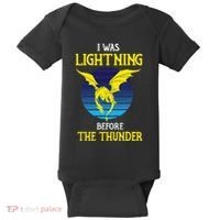 Thunder Dragon Birthday Baby Bodysuit thumb 0