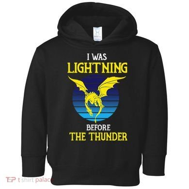 Thunder Dragon Birthday Toddler Hoodie