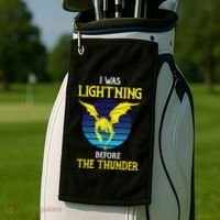 Thunder Dragon Birthday Golf Towel thumb 2
