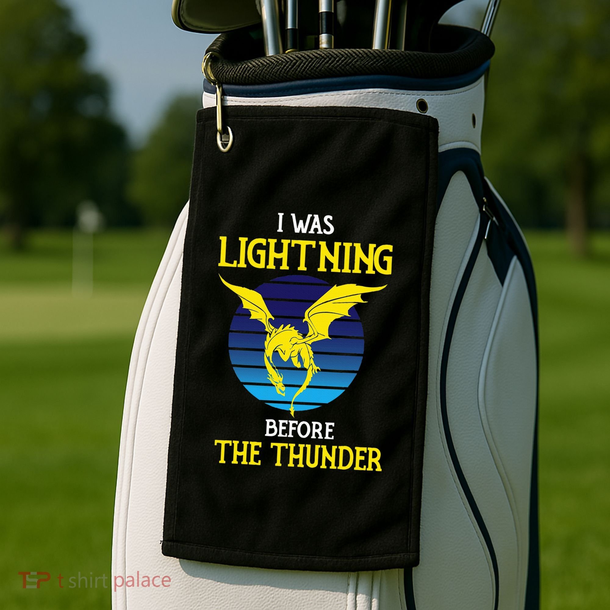 Thunder Dragon Birthday Golf Towel