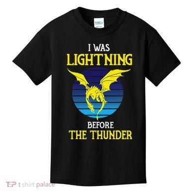 Thunder Dragon Birthday Kids T-Shirt