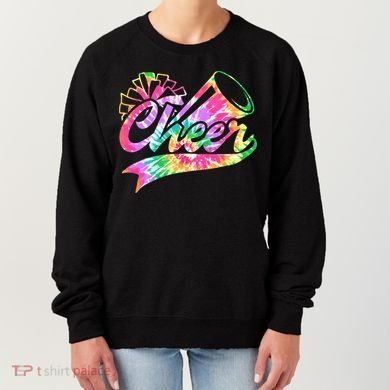 Tie Dye Cheerleading Peace Love Cheer Women's Sweatshirt