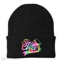 Tie Dye Cheerleading Peace Love Cheer Beanie thumb 0