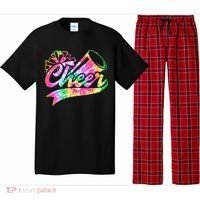 Tie Dye Cheerleading Peace Love Cheer Pajama Set thumb 0