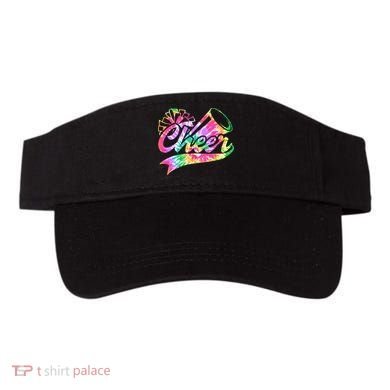 Tie Dye Cheerleading Peace Love Cheer Visor