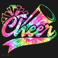 Tie Dye Cheerleading Peace Love Cheer Tote Bag thumb 4