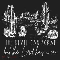 The Devil Can Scrap But The Lord Has Won Country Western Women's Sweatshirt thumb 2