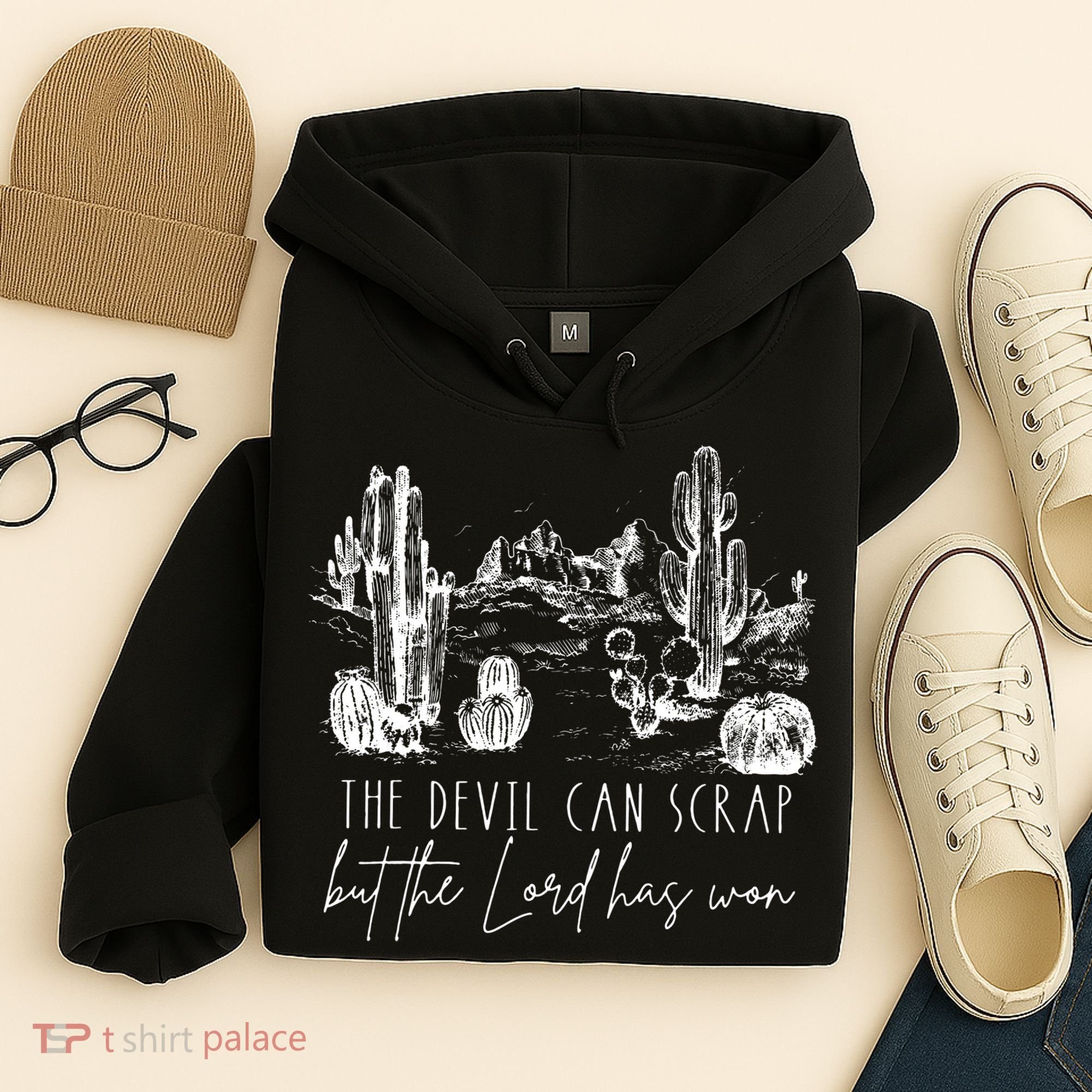 The Devil Can Scrap But The Lord Has Won Country Western Hoodie