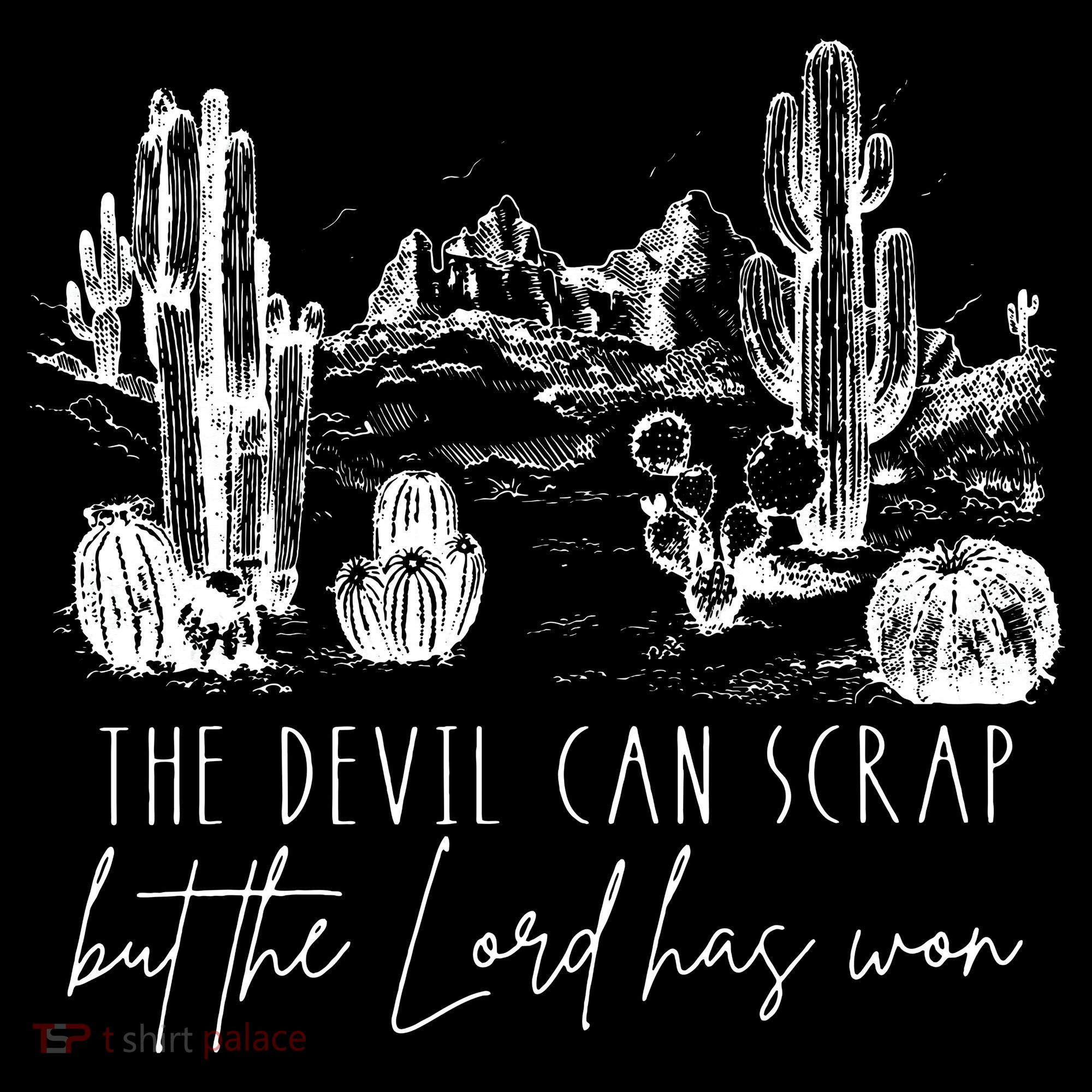 The Devil Can Scrap But The Lord Has Won Country Western Long Sleeve Shirt