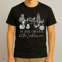 The Devil Can Scrap But The Lord Has Won Country Western T-Shirt thumb 3