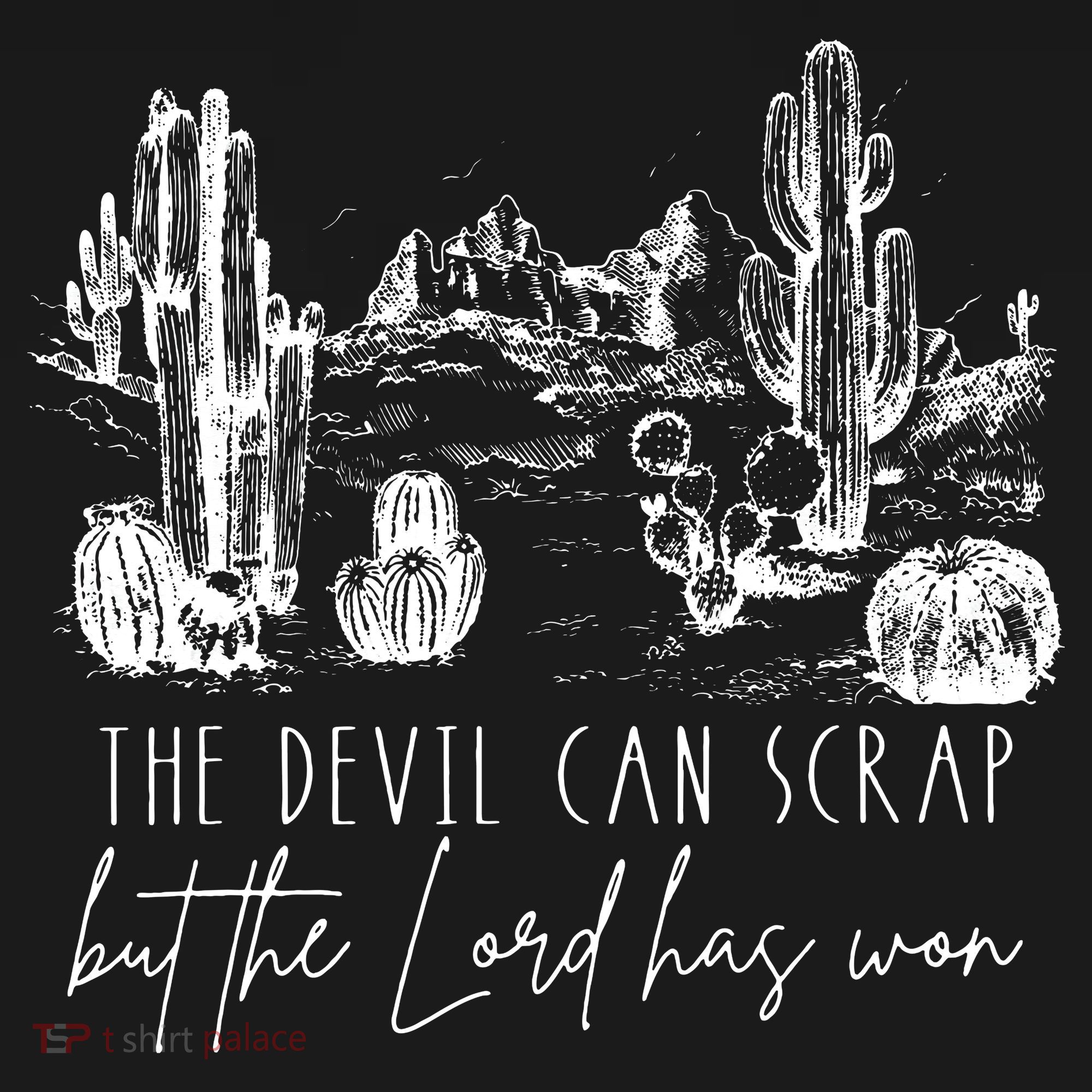 The Devil Can Scrap But The Lord Has Won Country Western Pajama Set