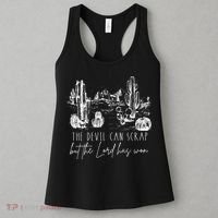 The Devil Can Scrap But The Lord Has Won Country Western Women's Tank Top thumb 3