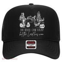 The Devil Can Scrap But The Lord Has Won Country Western Hat thumb 0