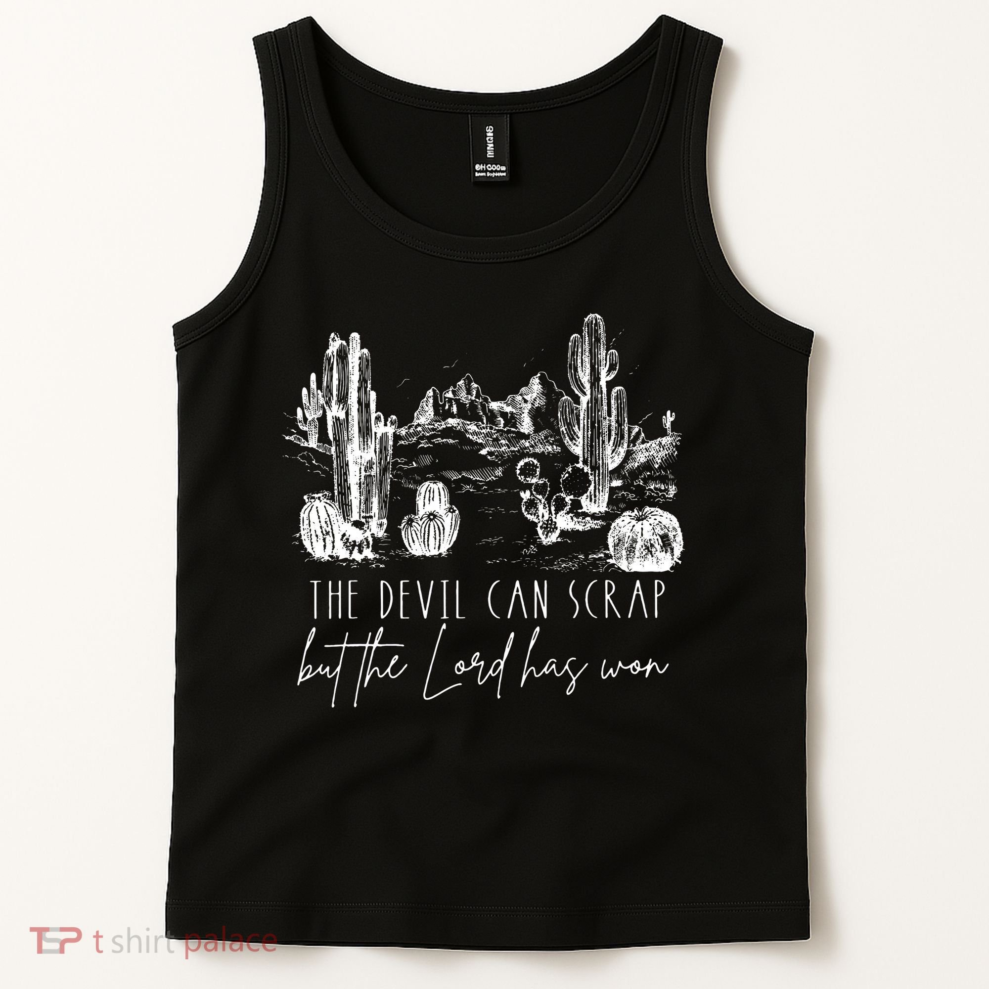 The Devil Can Scrap But The Lord Has Won Country Western Tank Top