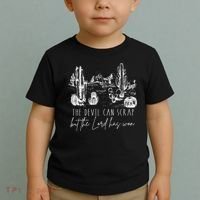 The Devil Can Scrap But The Lord Has Won Country Western Toddler T-Shirt thumb 2