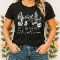 The Devil Can Scrap But The Lord Has Won Country Western Women's T-Shirt thumb 2