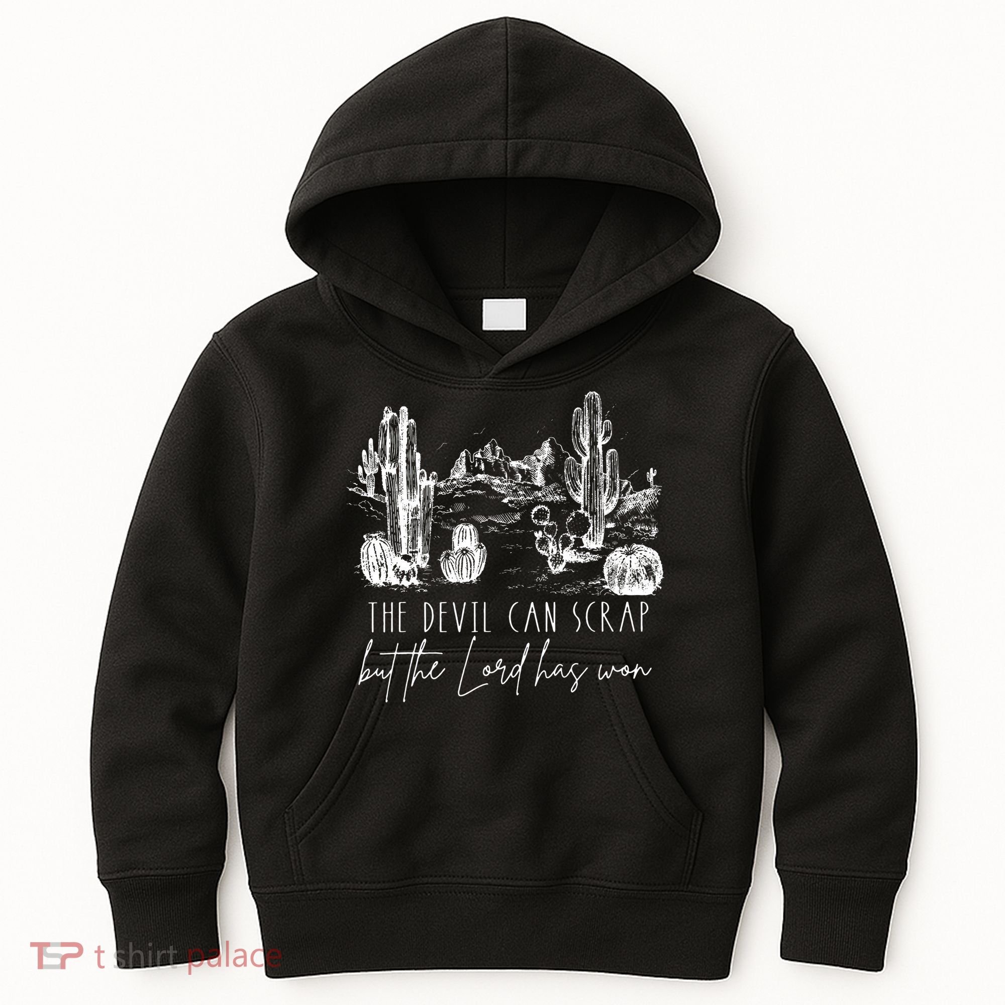 The Devil Can Scrap But The Lord Has Won Country Western Kids Hoodie