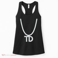 Td Diamond Chain Tommy Cutlets New York Italian Football Women's Tank Top thumb 0