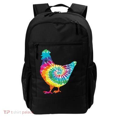 Tie Dye Chicken For Hippy Farmer Hobby Farm Gift Backpack