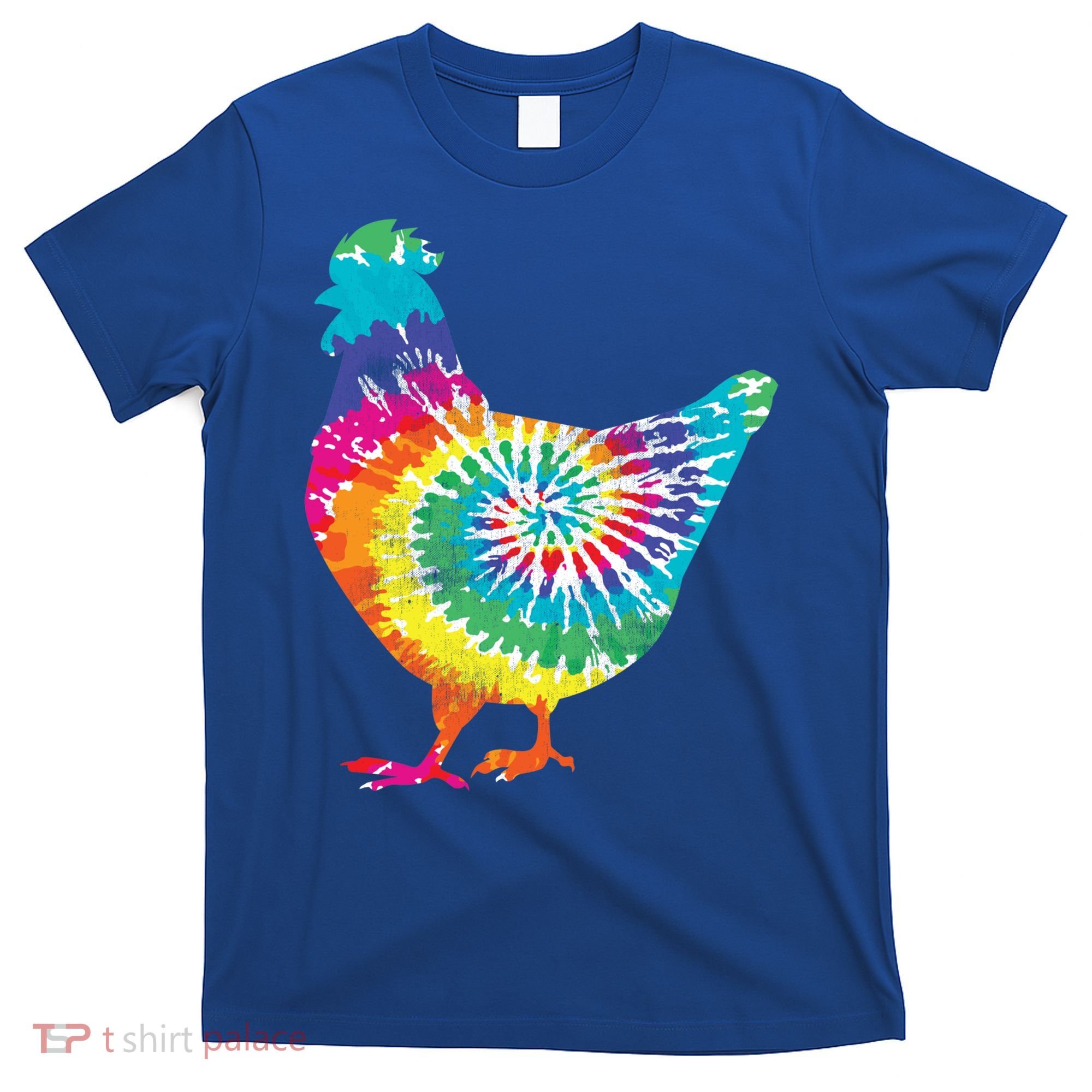 Tie Dye Chicken For Hippy Farmer Hobby Farm Gift T-Shirt