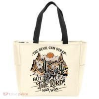 The Devil Can Scrap But The Lord Has Won Country Music Tote Bag thumb 0