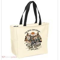 The Devil Can Scrap But The Lord Has Won Country Music Tote Bag thumb 2