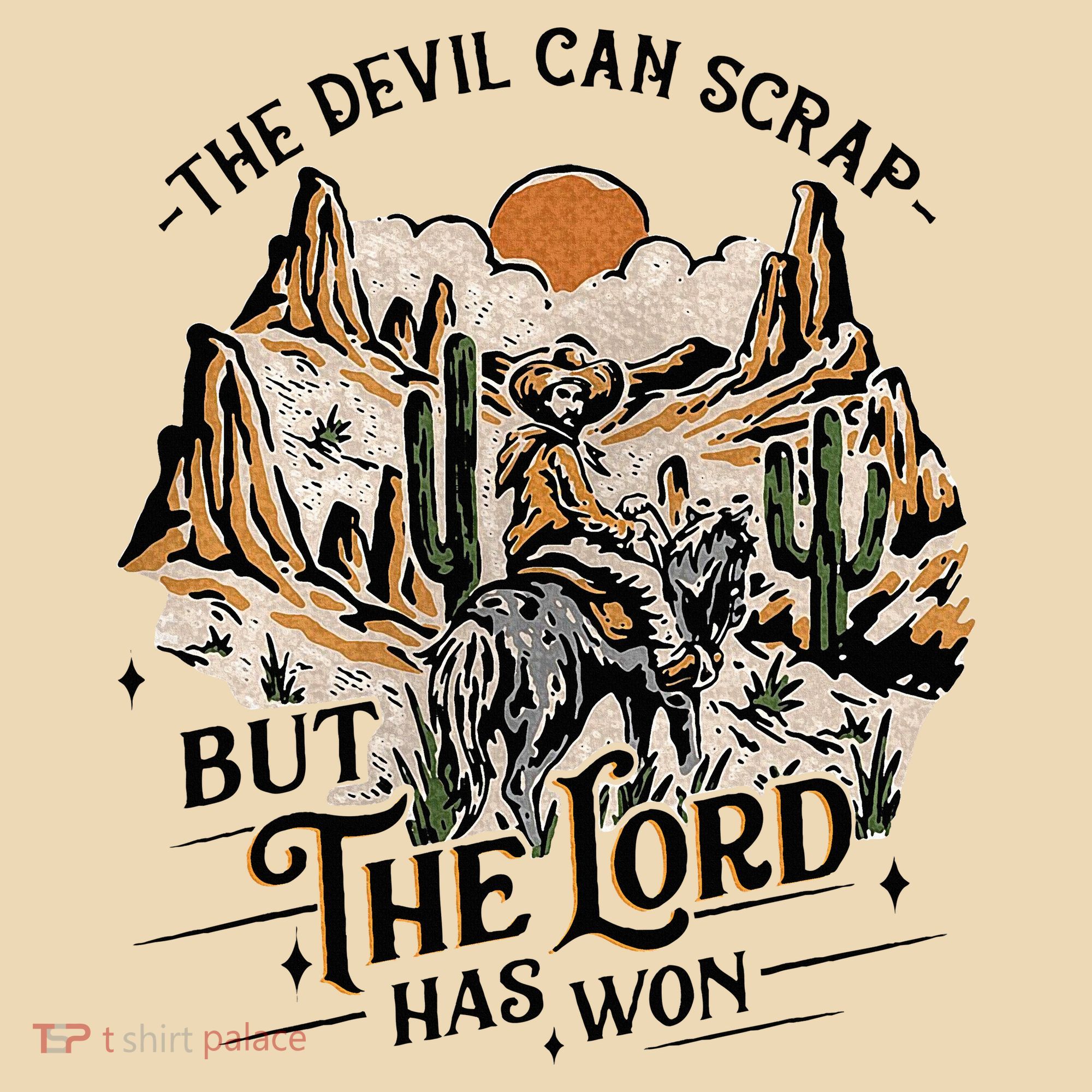 The Devil Can Scrap But The Lord Has Won Country Music Tote Bag