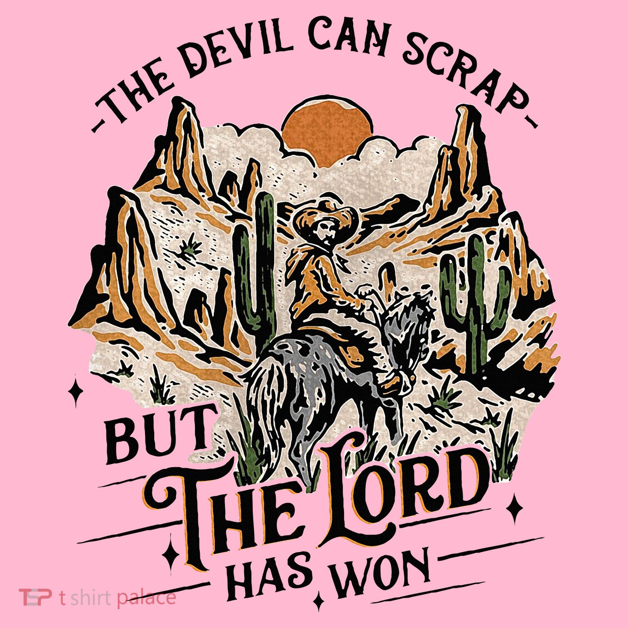 The Devil Can Scrap But The Lord Has Won Country Music Coaster