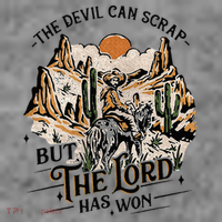 The Devil Can Scrap But The Lord Has Won Country Music Toddler Hoodie thumb 2