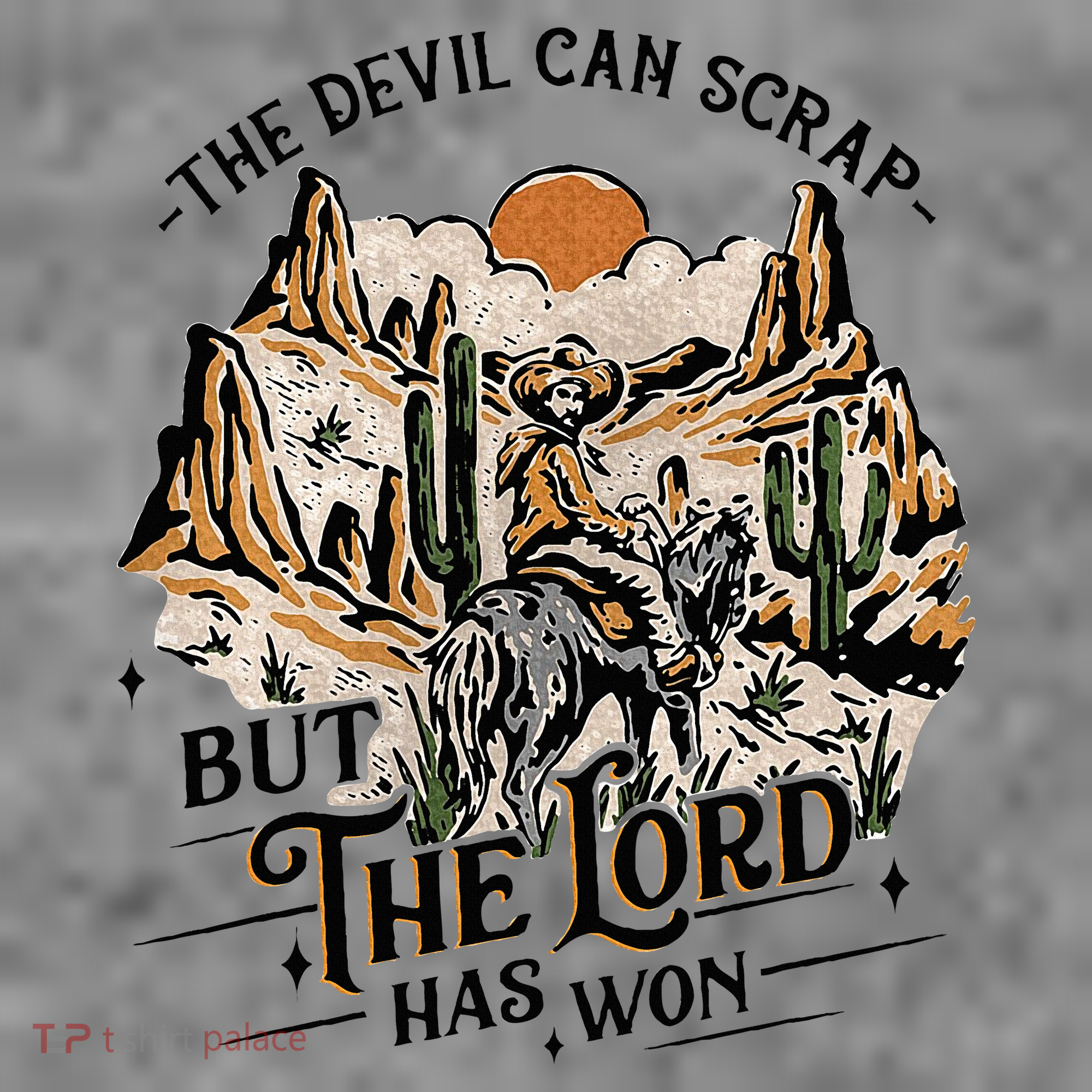The Devil Can Scrap But The Lord Has Won Country Music Toddler Hoodie