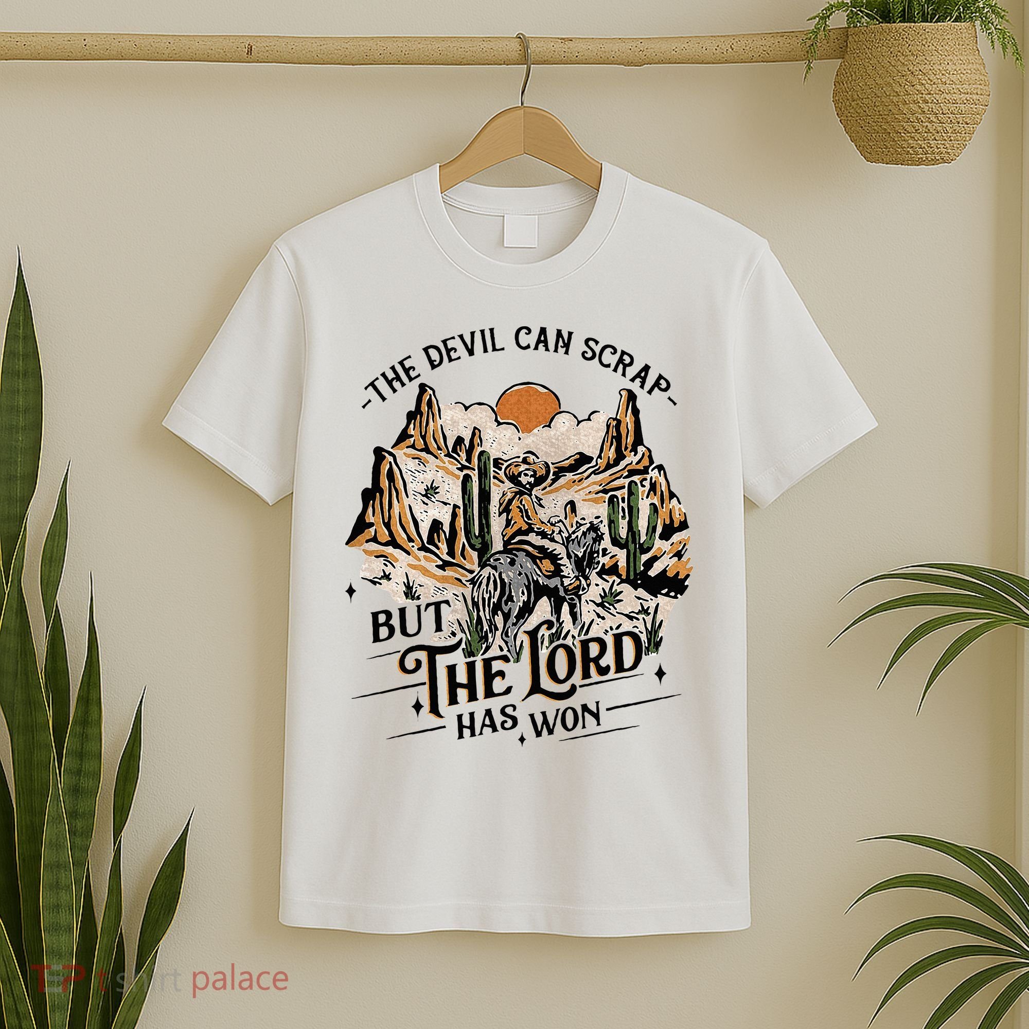 The Devil Can Scrap But The Lord Has Won Country Music T-Shirt