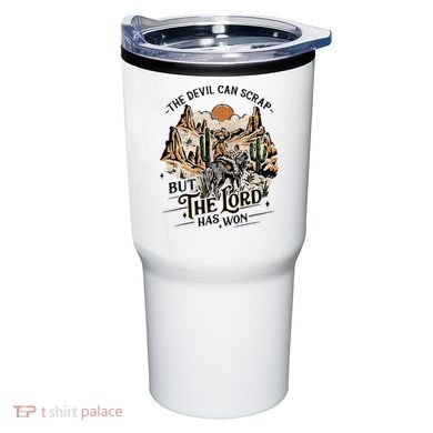 The Devil Can Scrap But The Lord Has Won Country Music Tumbler