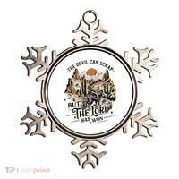 The Devil Can Scrap But The Lord Has Won Country Music Ornament thumb 0