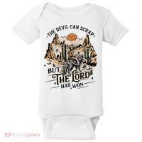 The Devil Can Scrap But The Lord Has Won Country Music Baby Bodysuit thumb 0