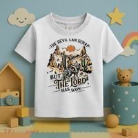 The Devil Can Scrap But The Lord Has Won Country Music Toddler T-Shirt thumb 3