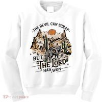 The Devil Can Scrap But The Lord Has Won Country Music Kids Sweatshirt thumb 0